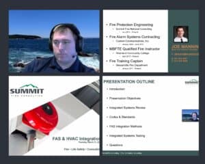 Joe Manning gives a presentation on FAS & HVAC Integration